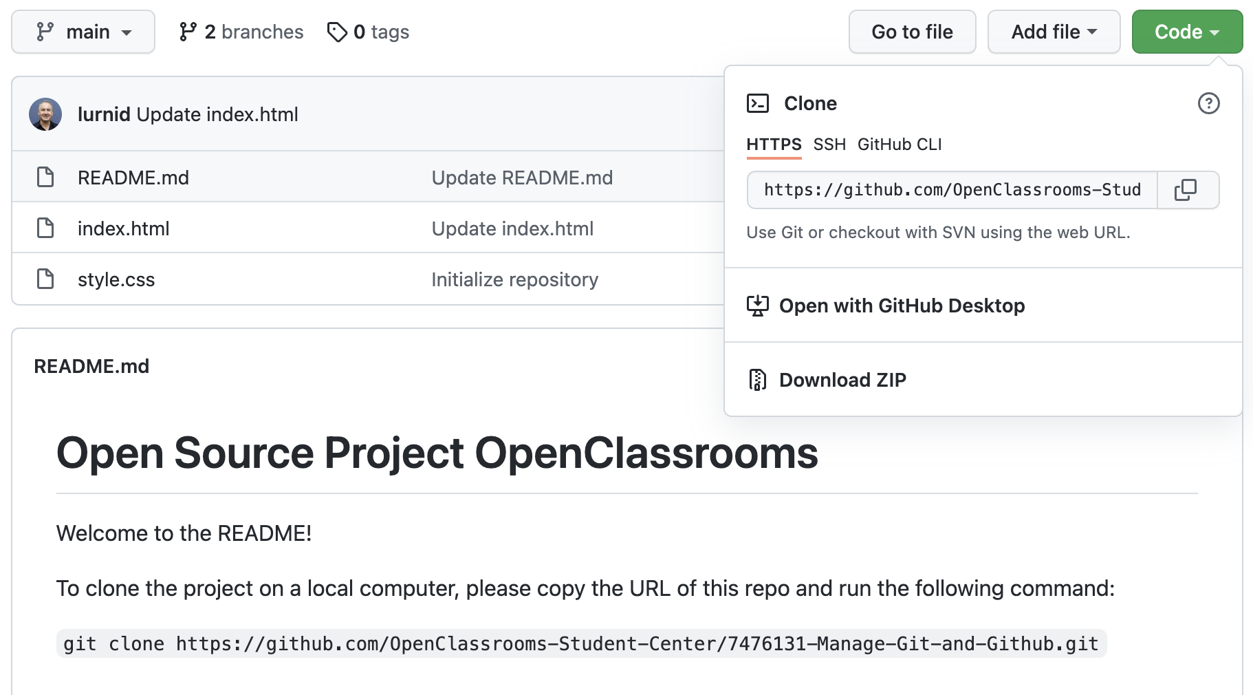 work-with-a-remote-repository-manage-your-code-project-with-git-and-github-openclassrooms